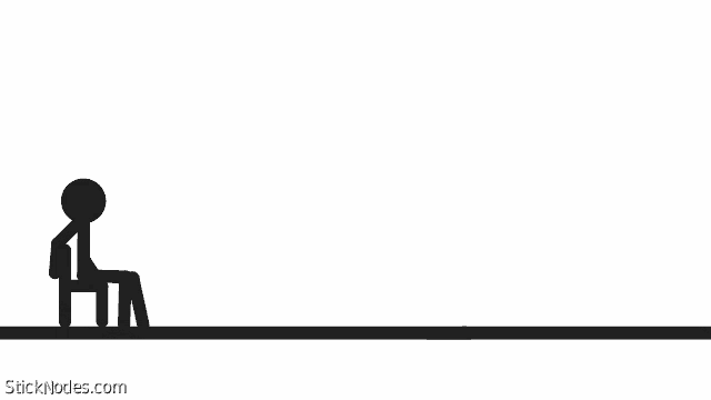 Fight Stick Figure GIF