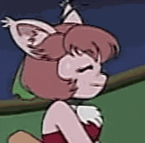Fighting Foodons Cat Girl GIF