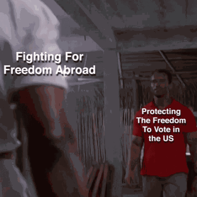 Fighting For Freedom Abroad Protecting The Freedom To Vote In The Us GIF