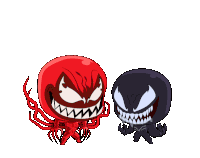 Fighting Venom Sticker
