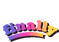 Finally About Time Sticker