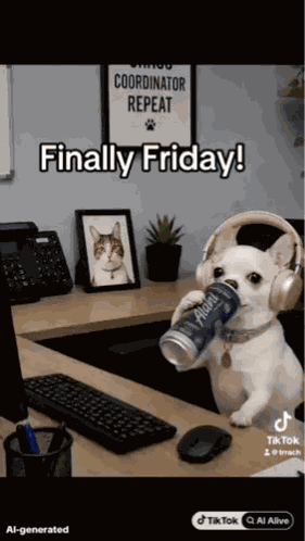 Finally Friday Dog Friday Alani GIF