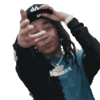 Finger Gun Ybn Nahmir Sticker