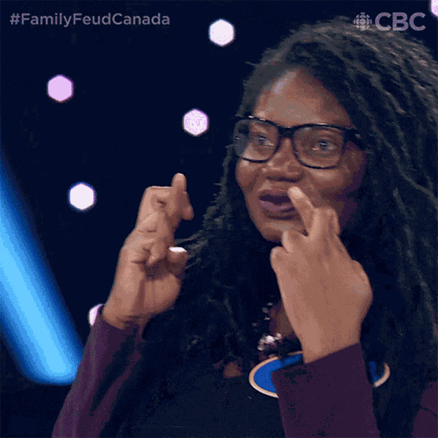 Fingers Crossed Family Feud Canada GIF
