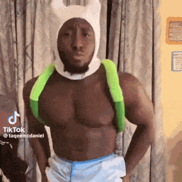 Finn Adventure Time Buff Black Dude GIF