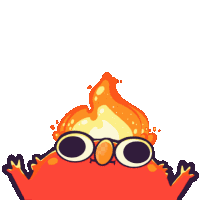 Fire Sticker