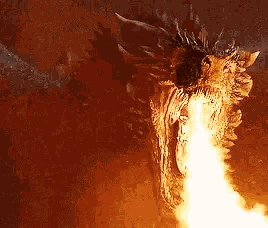 Fire Breathing Dragon GIF