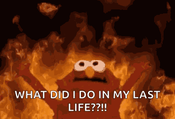 Fire Elmo Whahahah GIF