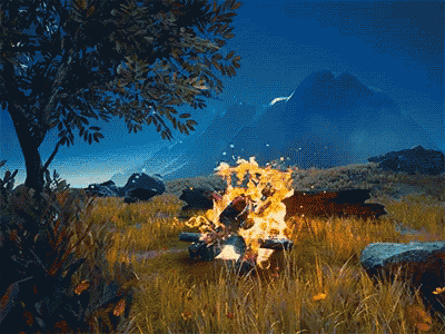 Fire Nature GIF