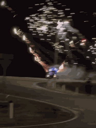 Firework Car GIF