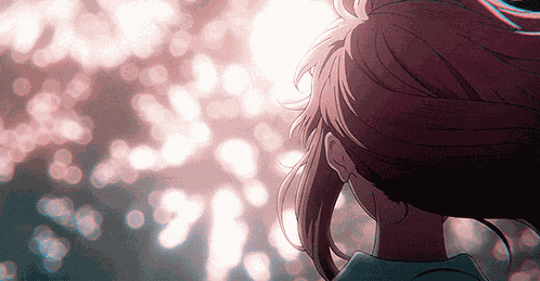 Firework Scene Anime GIF