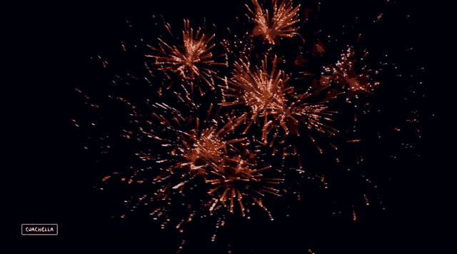 Fireworks Coachella GIF