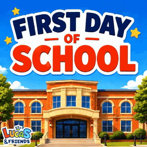 First Day Of School Back To School GIF