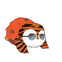 Fish Penguin Sticker