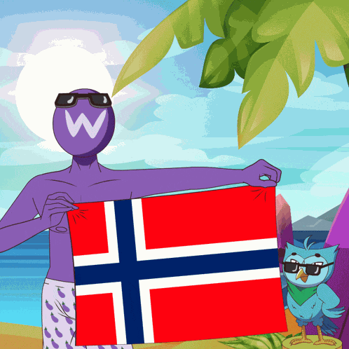 Flag Norway GIF