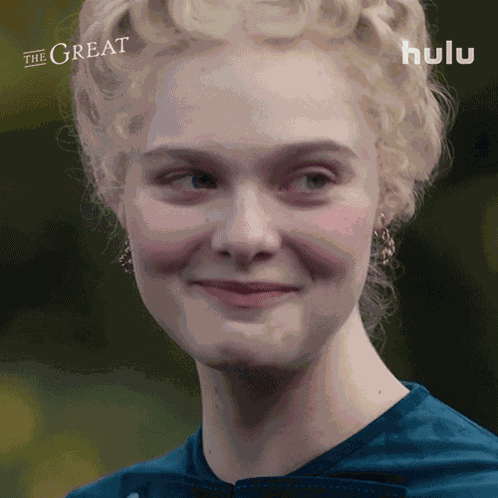 Flattered Catherine GIF
