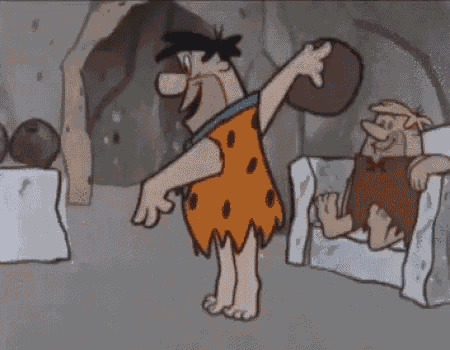 Flintstones Bowling GIF