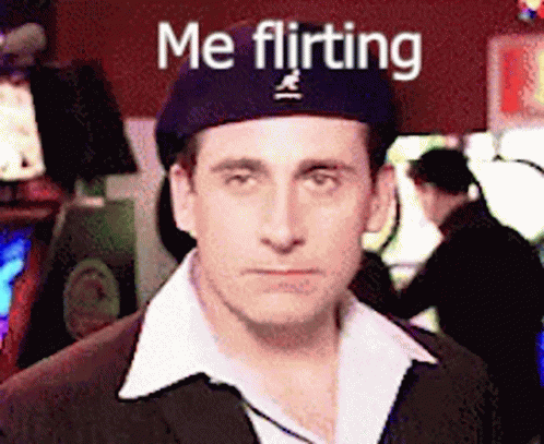 Flirting Michael GIF