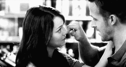 Flirting Nose GIF