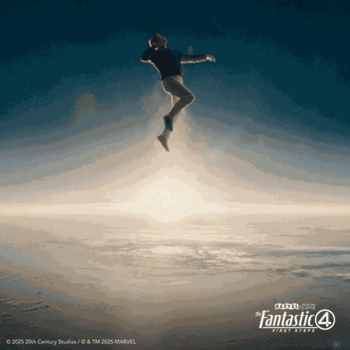 Floating On Air Johnny Storm GIF