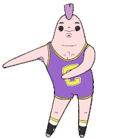 Floss Fossing Sticker