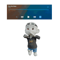 Flow Like Water Bailar Sticker