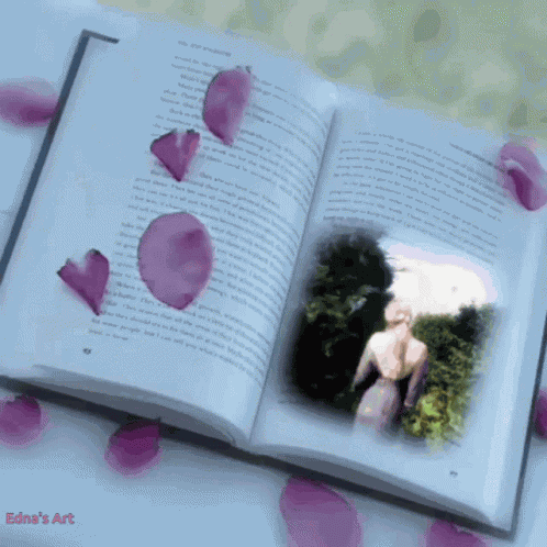 Flowers Book GIF