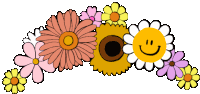 Flowers Crown Sticker