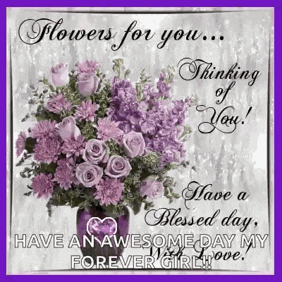 Flowers Thinkingofyou GIF