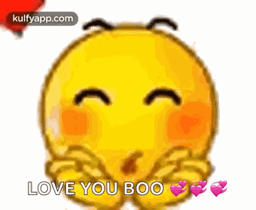 Flying Kiss - Emoji Kisses GIF