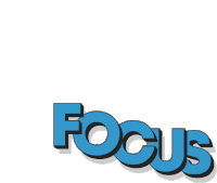 Focus The Rock Sticker