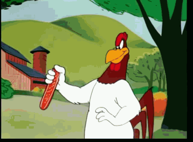 Foghorn Leghorn Explode GIF