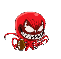 Football Carnage Sticker