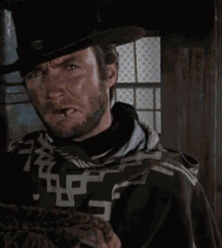 For A Few Dollars More Clint Eastwood GIF