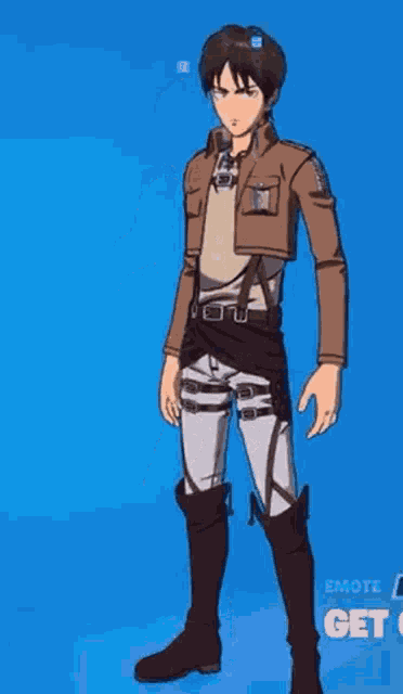 Fortnite Eren Yeager GIF