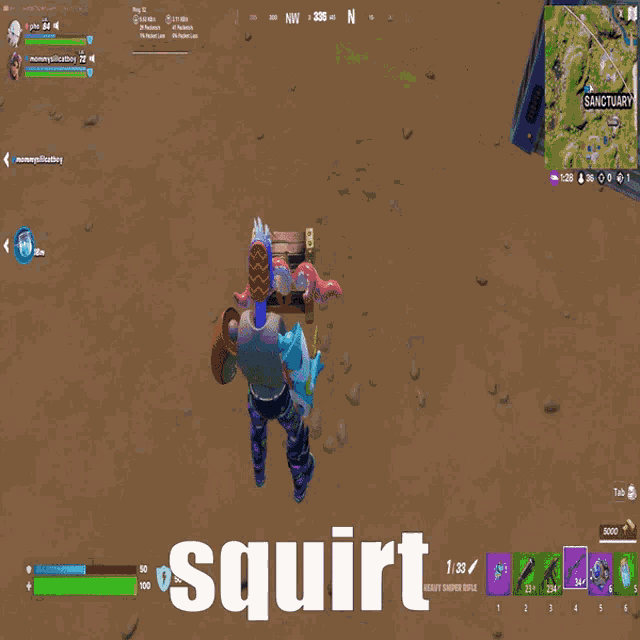 Fortnite Squirt GIF