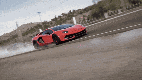 Forza Horizon 5 Lamborghini Aventador Svj GIF