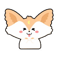 Fox Cute Sticker