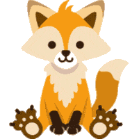 Fox Fox Hug Sticker