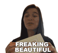 Freaking Beautiful Hannah Fawcett Sticker