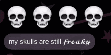 Freaky Skull GIF
