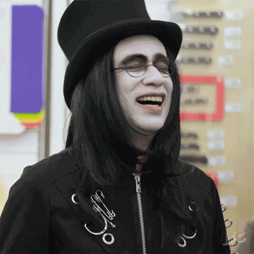 Fred Armisen Goth GIF