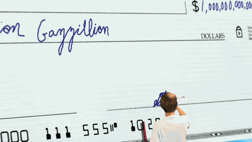 Fred Figglehorn Cheque GIF