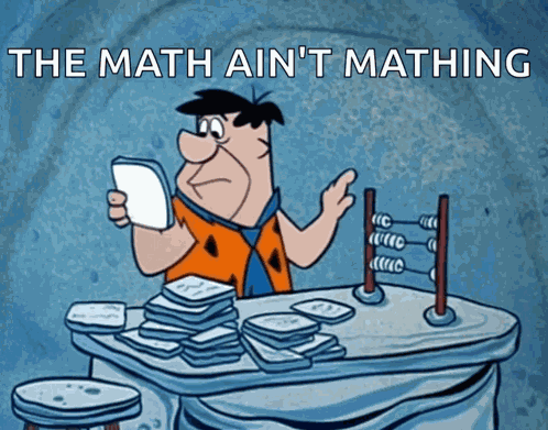 Fred Flintstone Abacus GIF