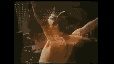 Freddie Mercury Arms Up GIF