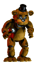 Freddy Fazbear The Happiest Day Fnf Sticker
