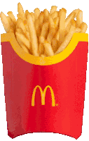 French Fries Mcdonalds Sticker