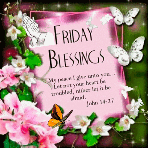 Friday Blessings And Prayers Quotes GIF