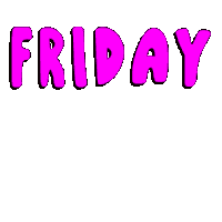 Friday Happy Friday Sticker