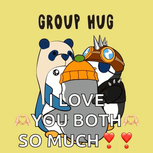 Friends Hug GIF